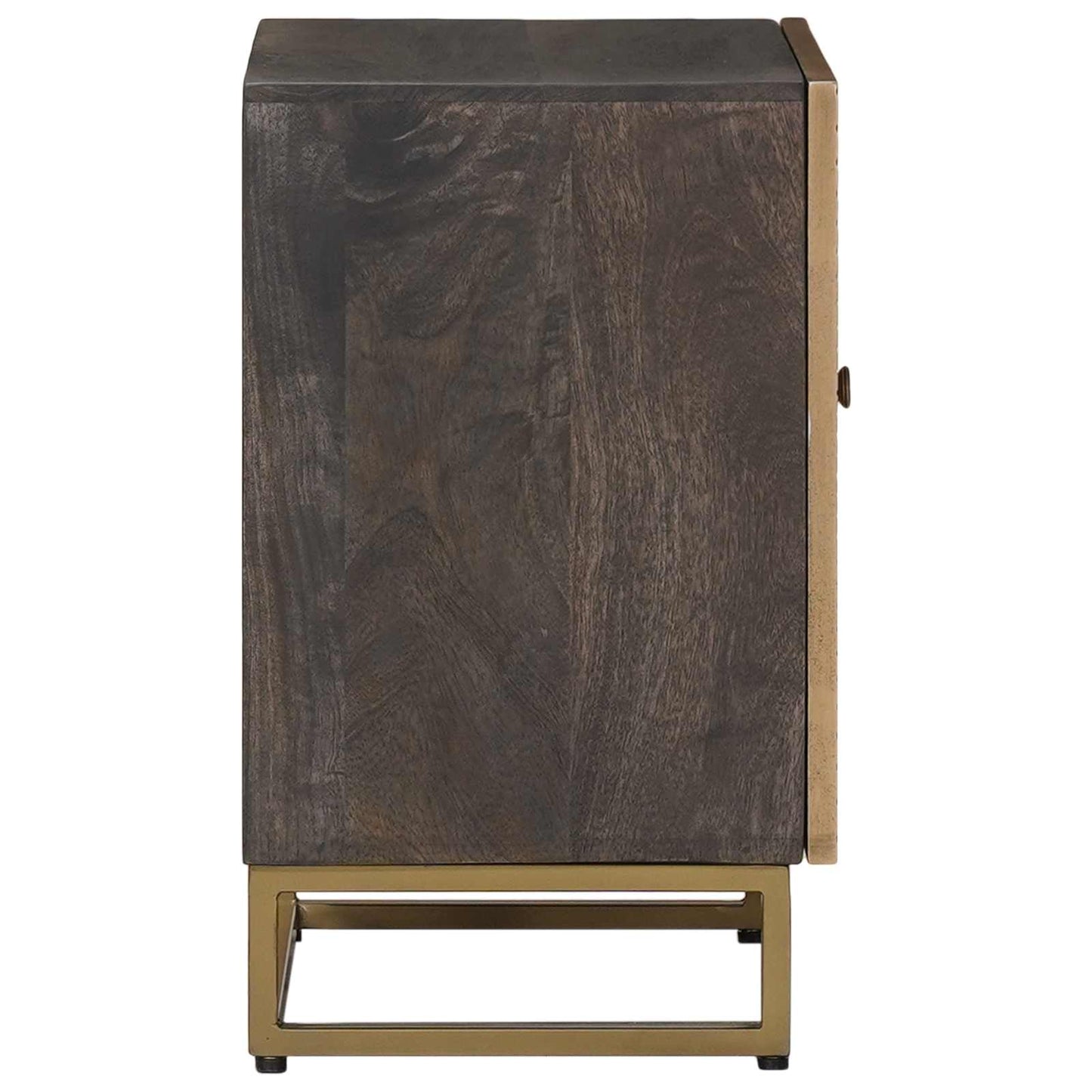 Håndlavet natbord Kaffe Brun 40 x 30 x 50 cm Massivt mangotræ