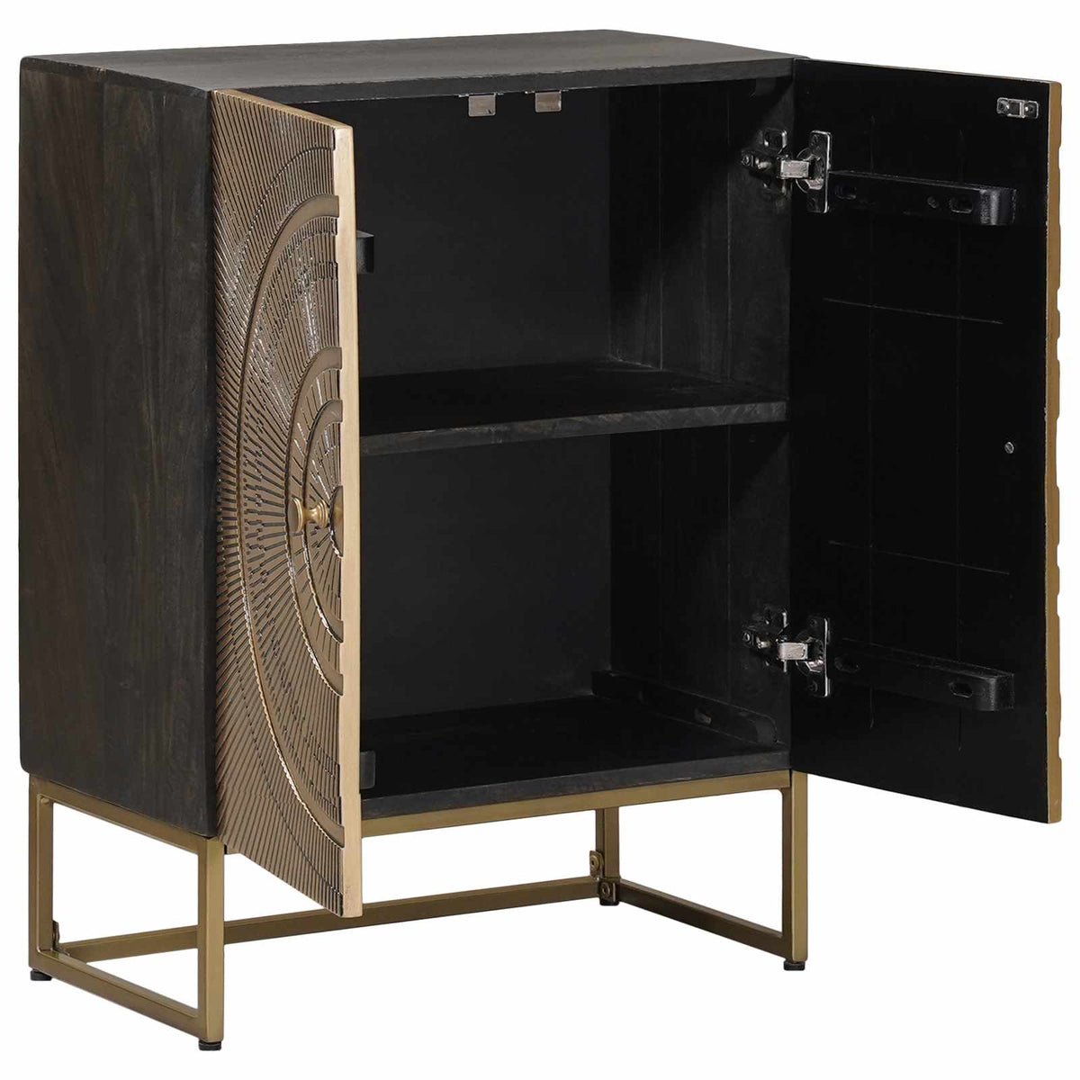 Sideboard Messing 53,5 x 30 x 70 cm