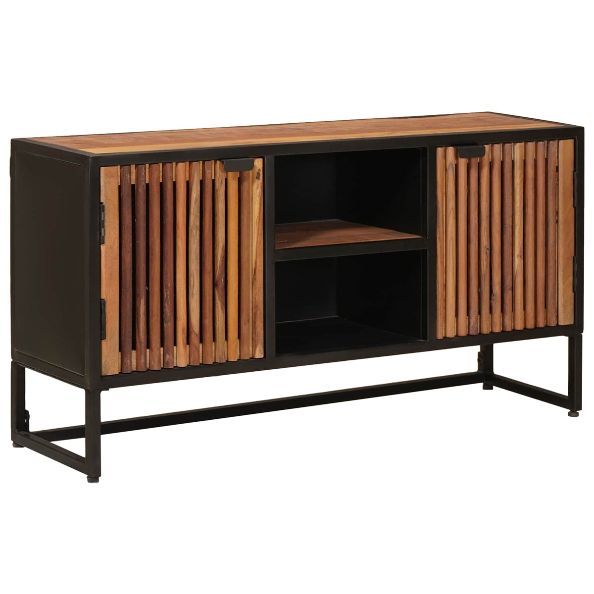 Sideboard 105 x 30 x 55 cm Massivt Mango Træ og Ingeniørtræ