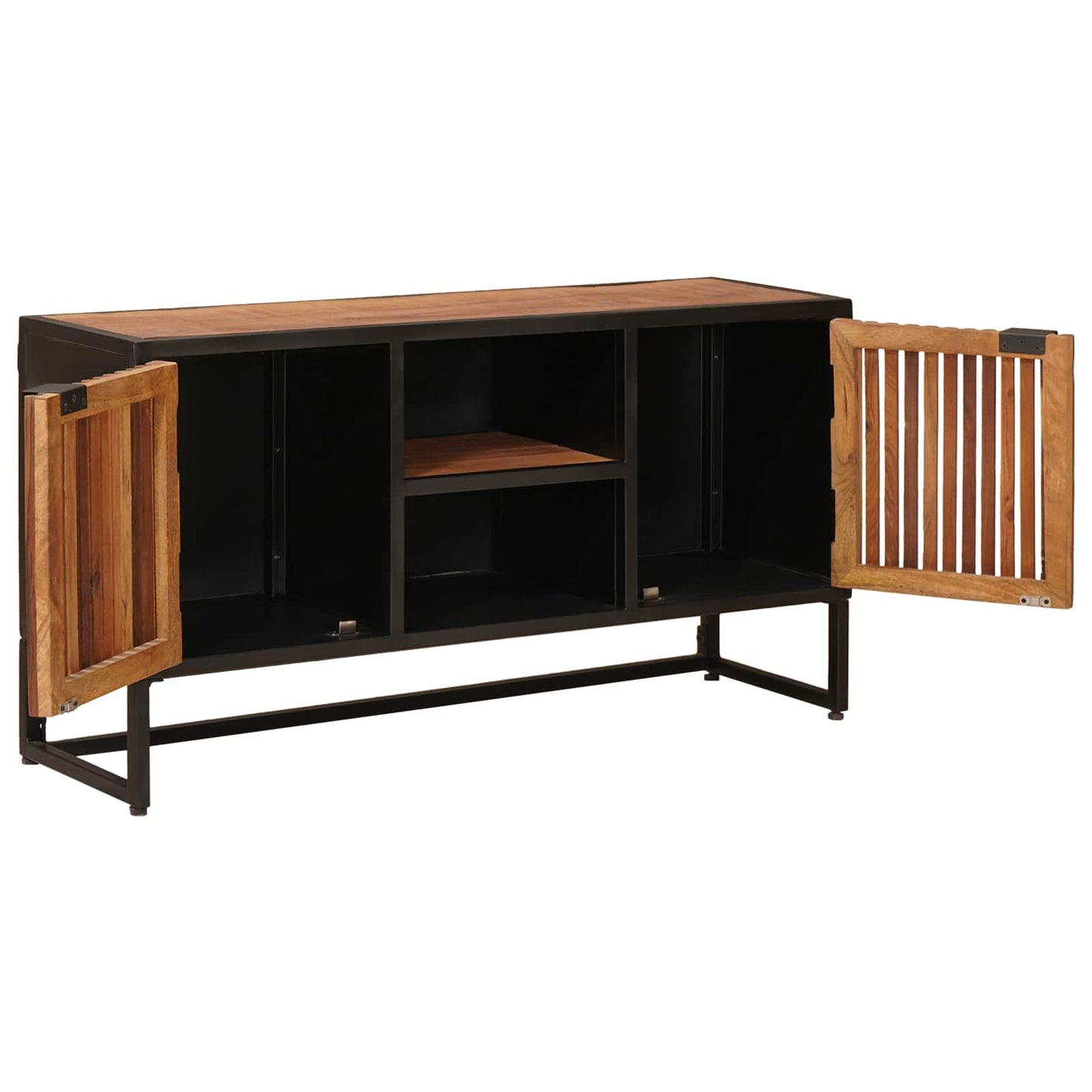Sideboard 105 x 30 x 55 cm Massivt Mango Træ og Ingeniørtræ