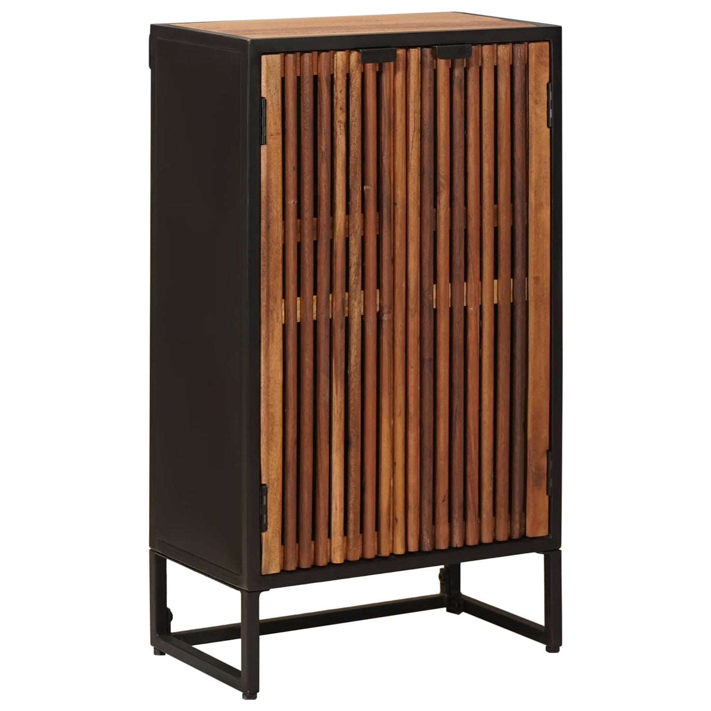 Highboard 53 x 30 x 95 cm Massivt Mango Træ og Ingeniørtræ