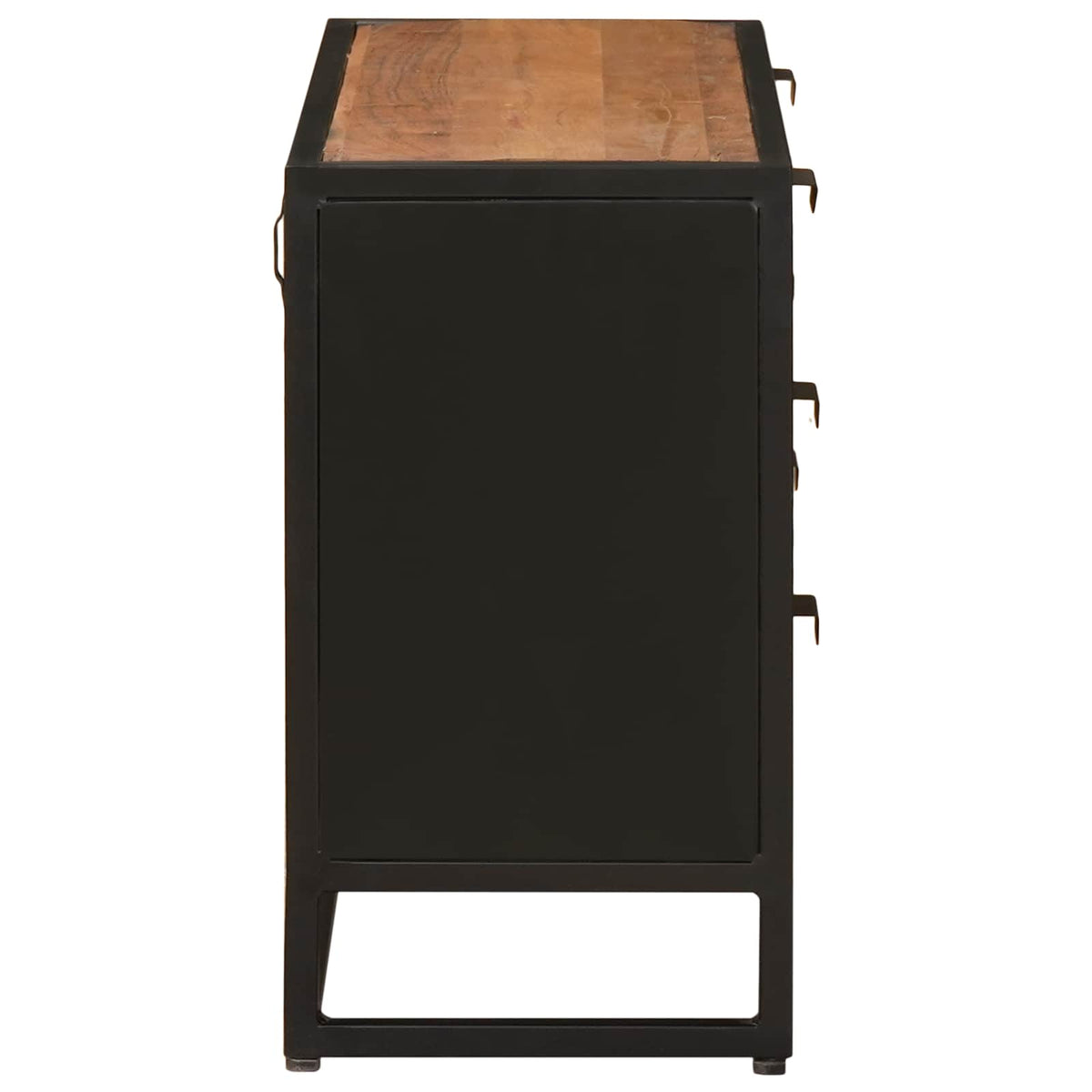 Skuffeskab 75 x 30 x 54 cm Massivt Mango Træ og Ingeniørtræ