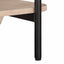 Håndlavet Cafebord Hvid 85 x 45 x 50 cm Massivt mangotræ