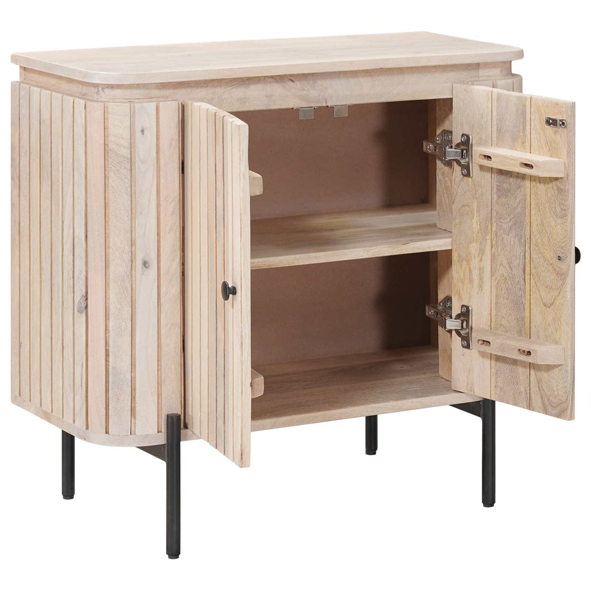 Sideboard 70 x 30 x 65 cm Massivt Mango Træ og Ingeniørtræ