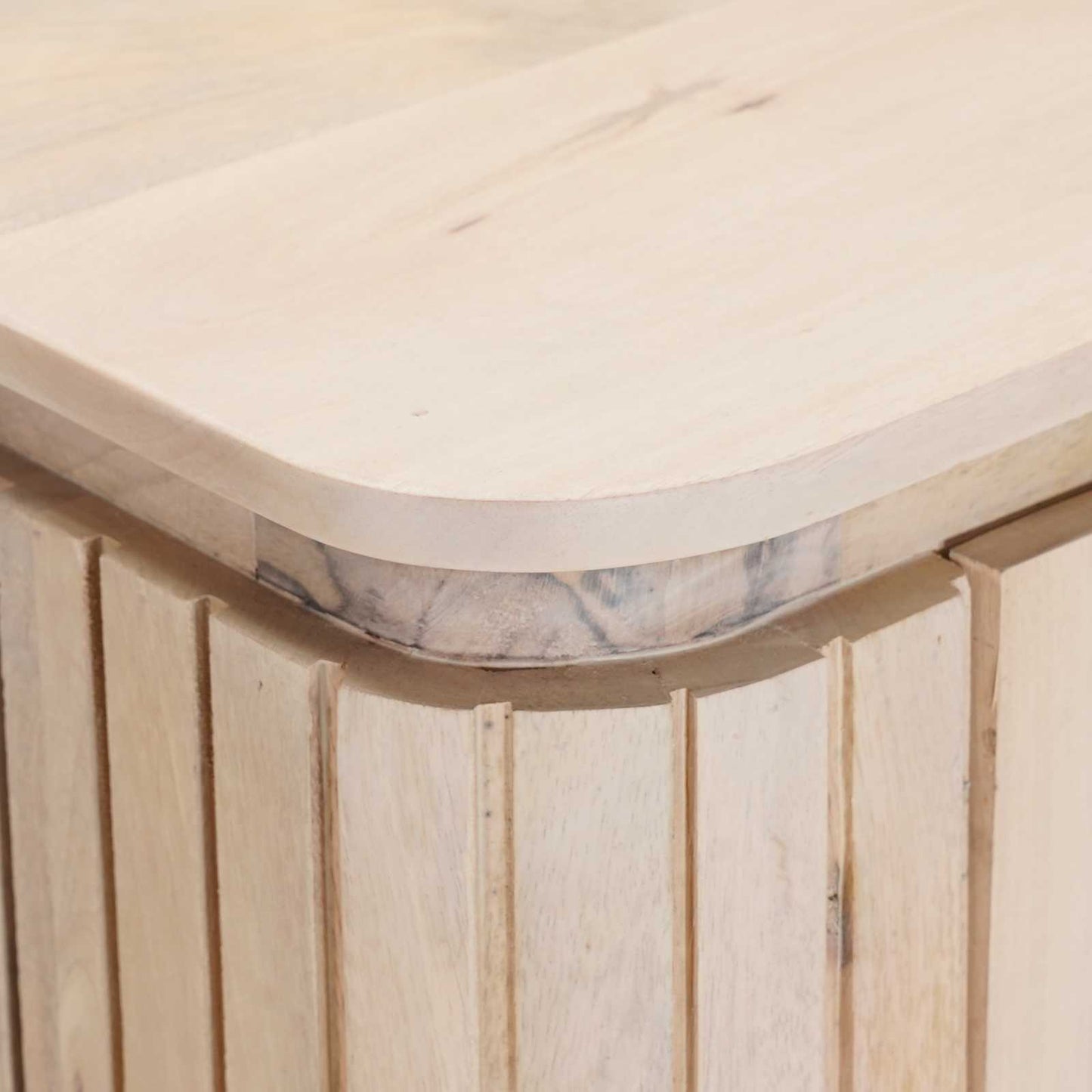 Sideboard 105 x 30 x 65 cm Massivt Mango Træ og Ingeniørtræ