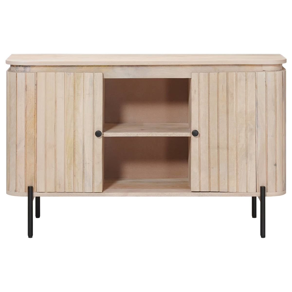 Sideboard 105 x 30 x 65 cm Massivt Mango Træ og Ingeniørtræ