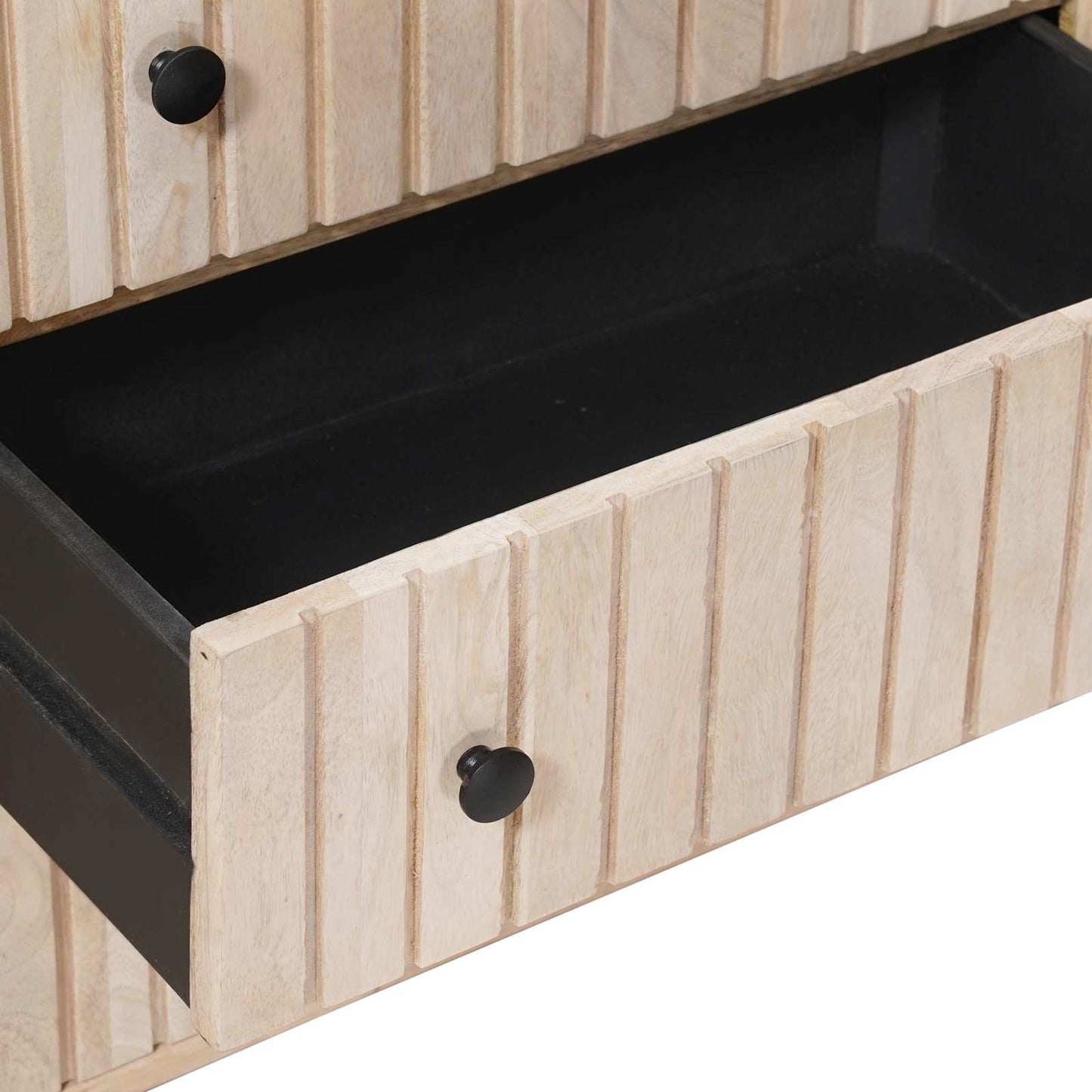 Skuffeskab 70 x 30 x 65 cm Massivt Mango Træ og Ingeniørtræ