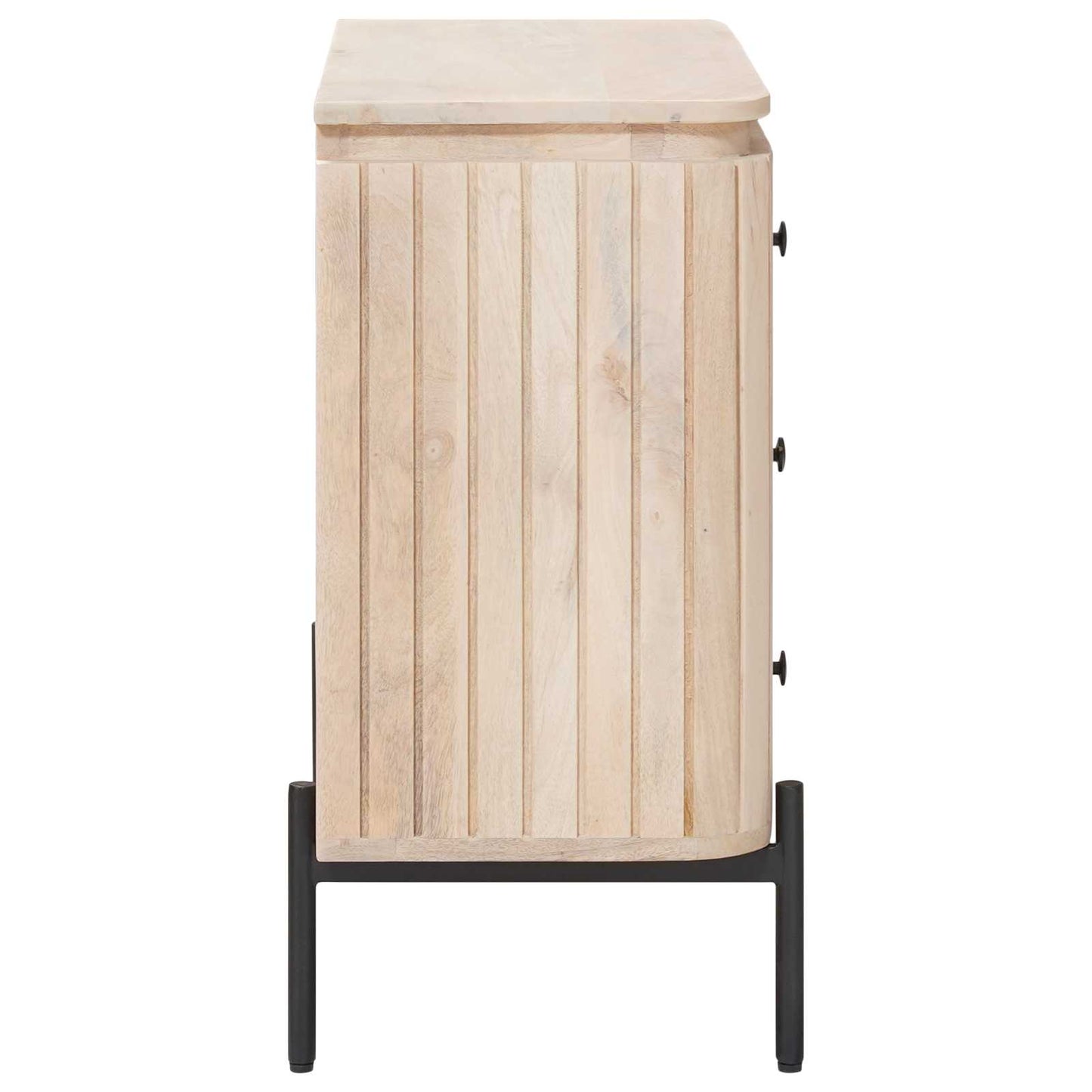 Skuffeskab 70 x 30 x 65 cm Massivt Mango Træ og Ingeniørtræ