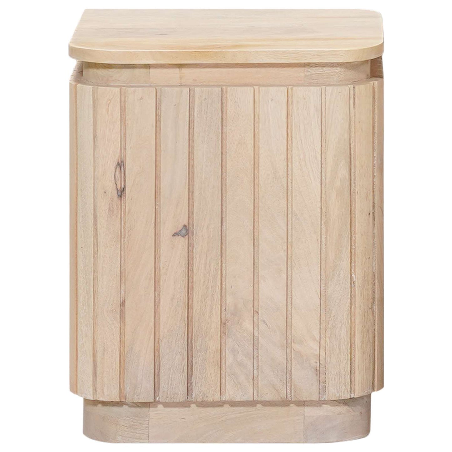 Håndlavet sidebord sæt 2 stk. Hvid 45 x 45 x 45 cm