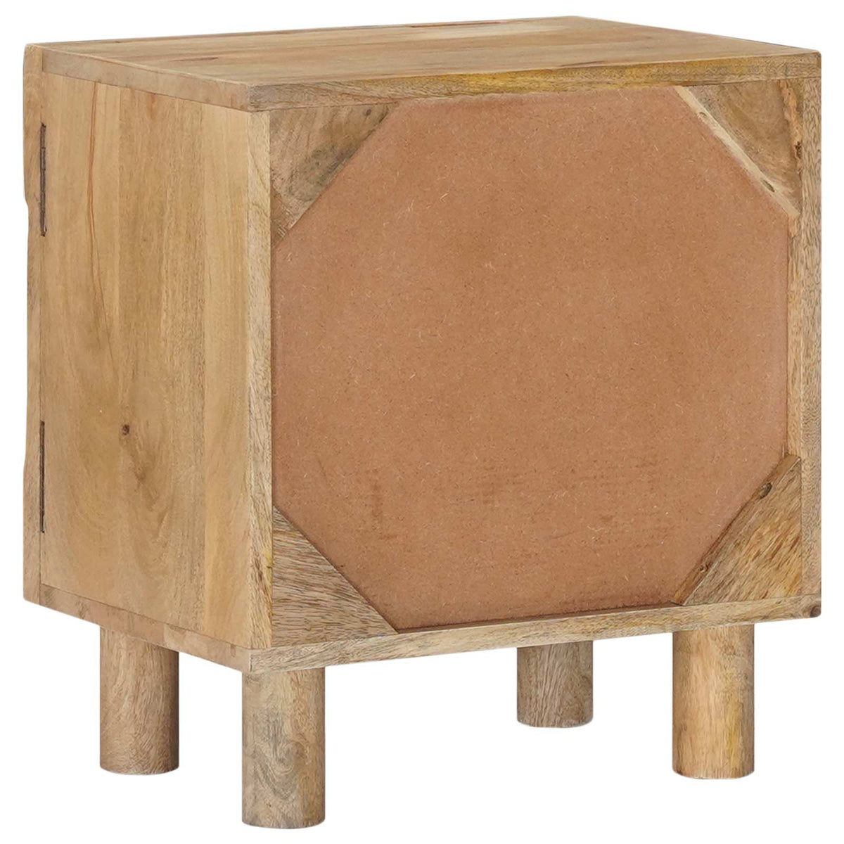 Håndlavet natbord Teakbrun 40 x 30 x 45 cm Massivt mangotræ
