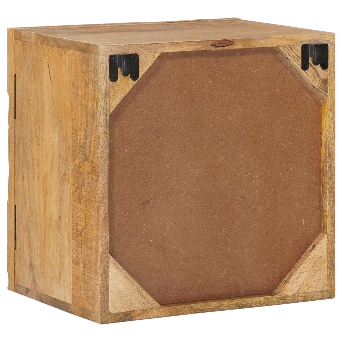 Håndlavet natbord Teakbrun 40x30x40 cm Massivt mangotræ
