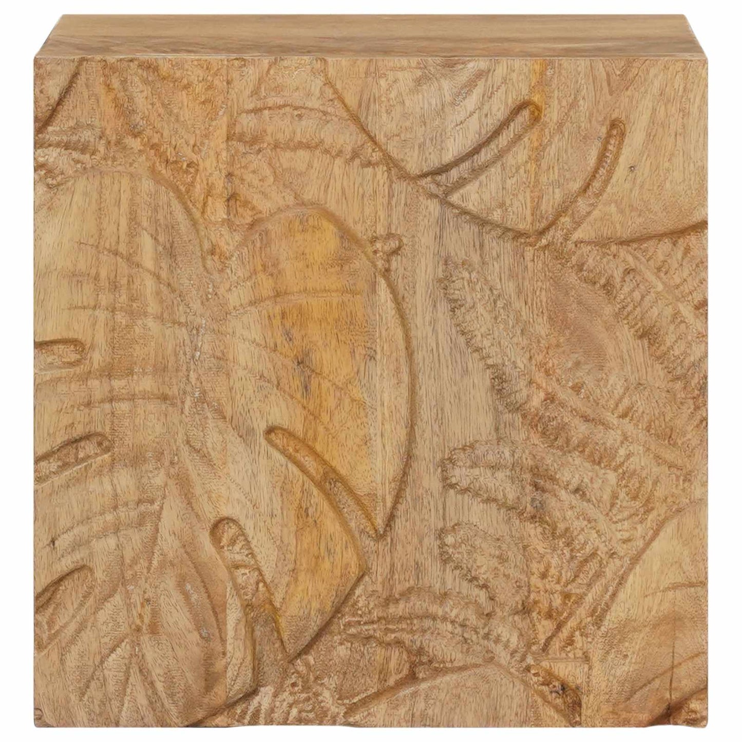 Håndlavet natbord Teakbrun 40x30x40 cm Massivt mangotræ