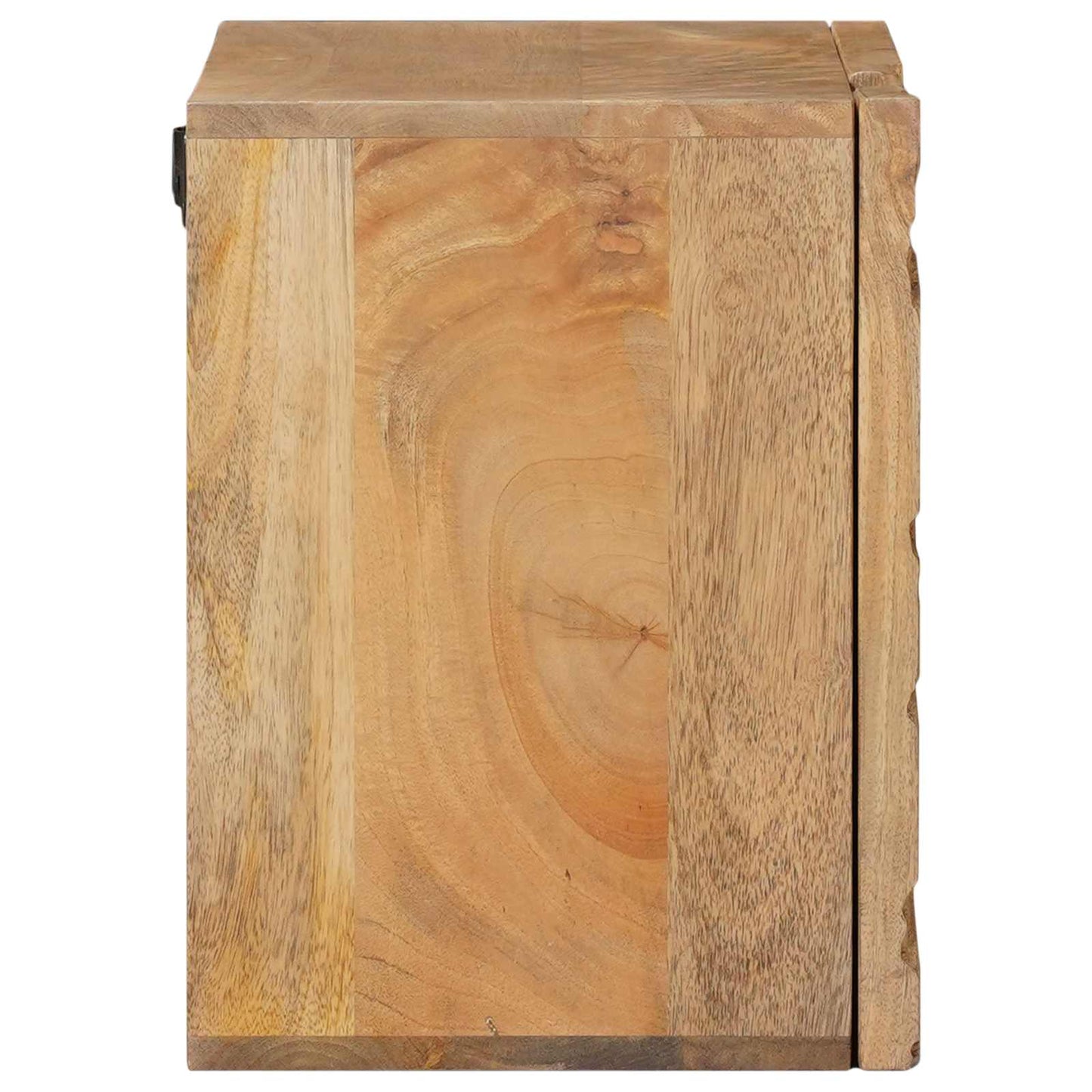 Håndlavet natbord Teakbrun 40x30x40 cm Massivt mangotræ