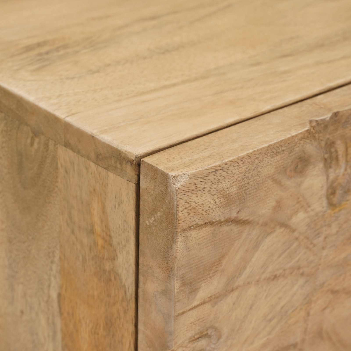 Håndlavet natbord Teakbrun 40 x 30 x 20 cm Massivt mangotræ