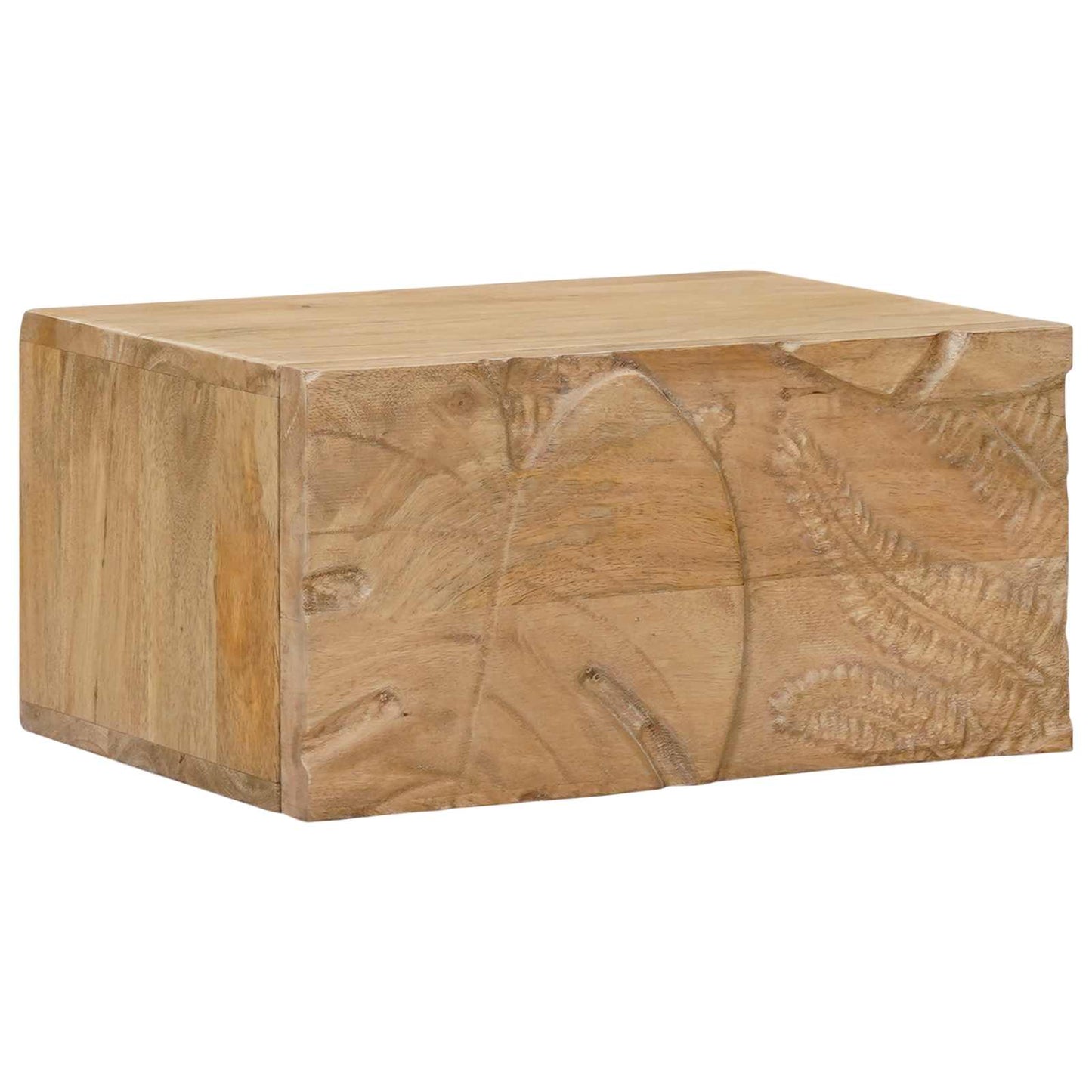 Håndlavet natbord Teakbrun 40 x 30 x 20 cm Massivt mangotræ