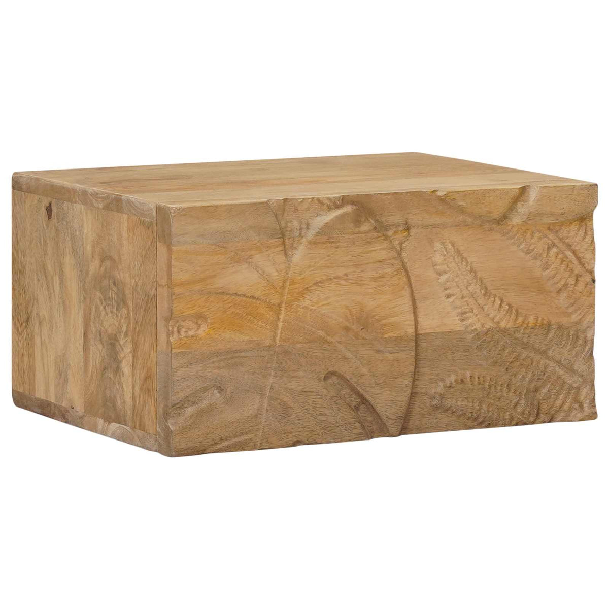 Håndlavet natbord Teakbrun 40 x 30 x 20 cm Massivt mangotræ