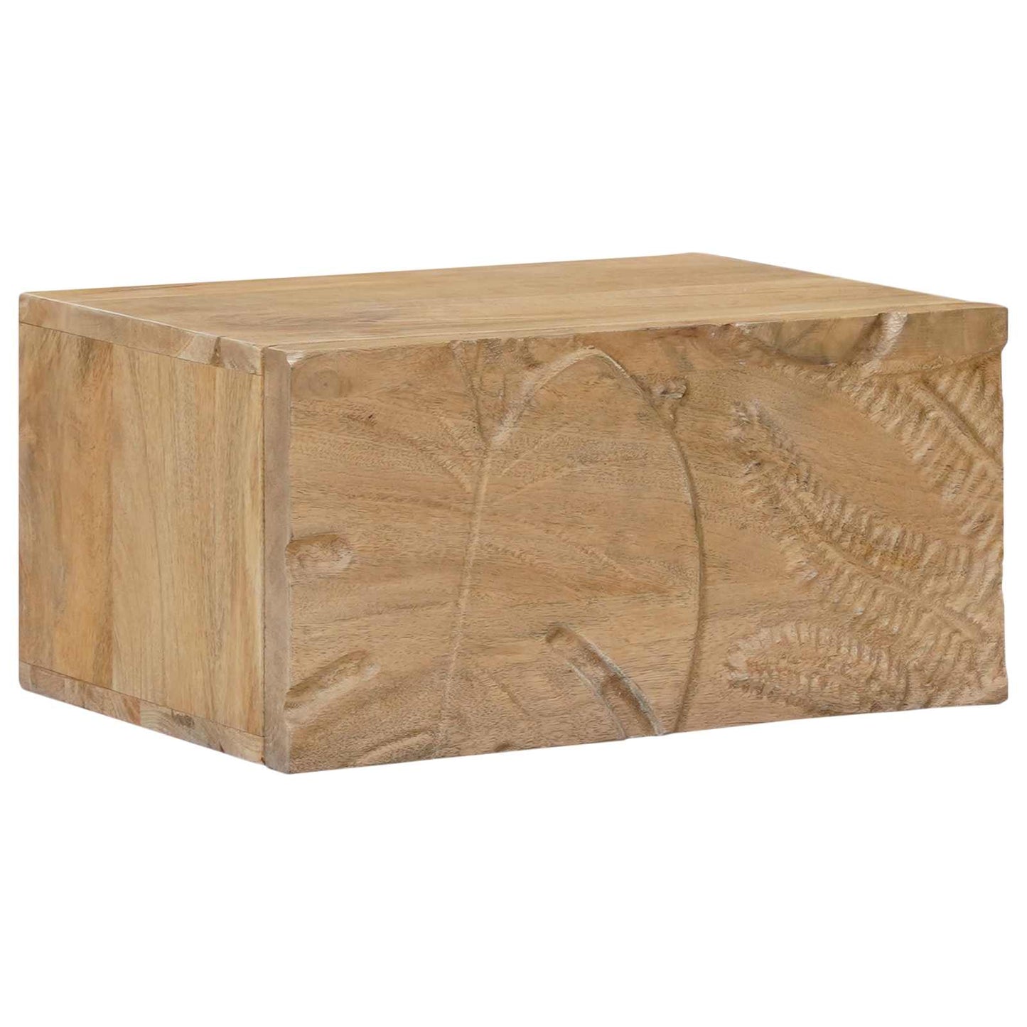 Håndlavet natbord Teakbrun 40 x 30 x 20 cm Massivt mangotræ