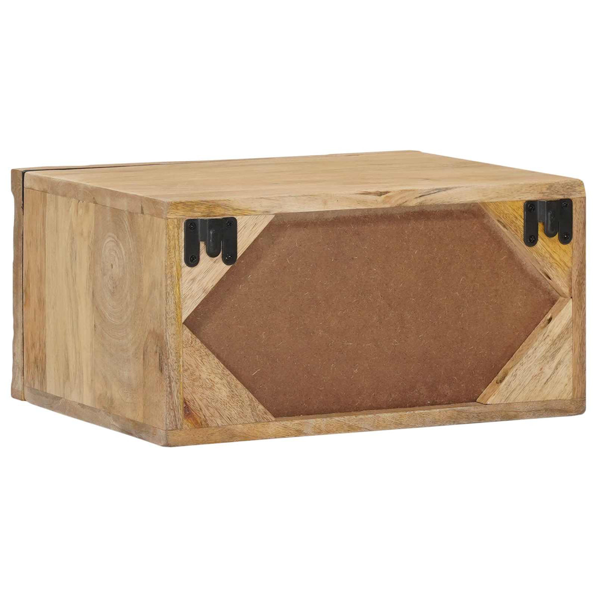 Håndlavet natbord Teakbrun 40 x 30 x 20 cm Massivt mangotræ