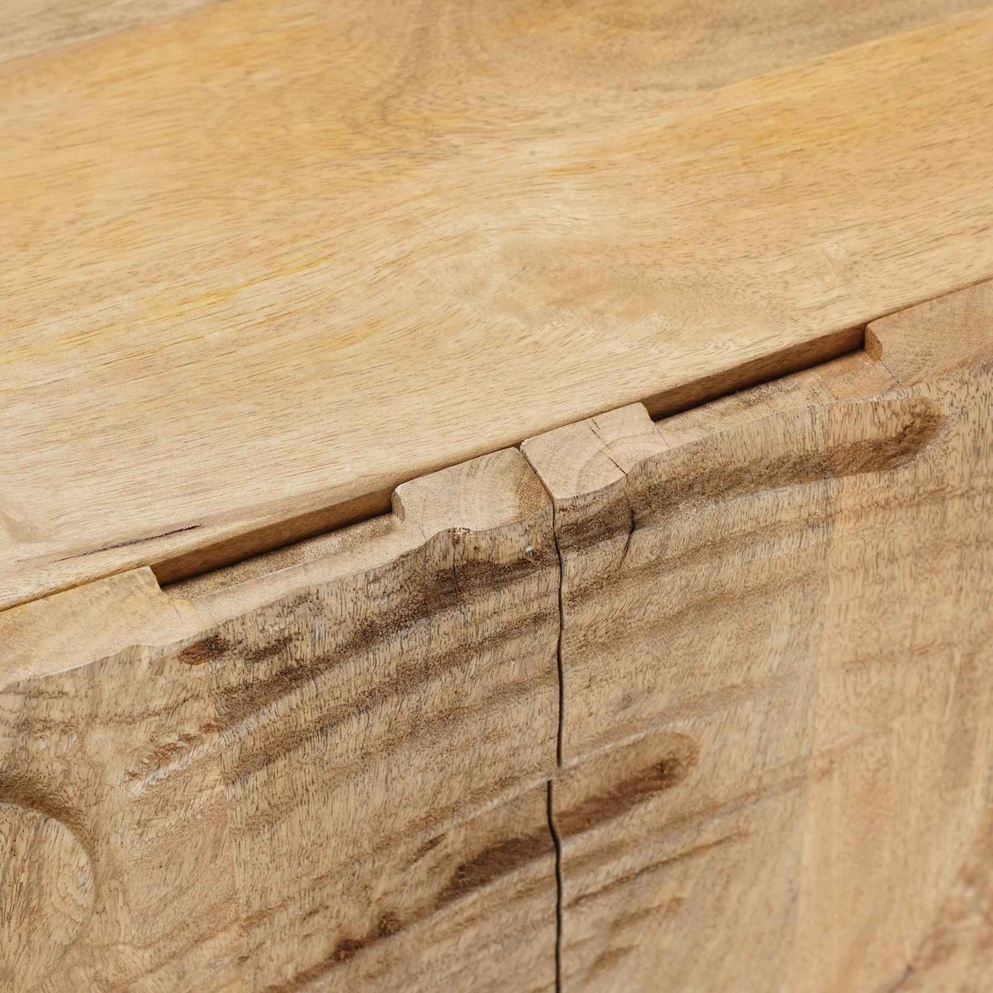 Sideboard 53 x 30 x 65 cm Massivt Mango Træ og Ingeniørtræ