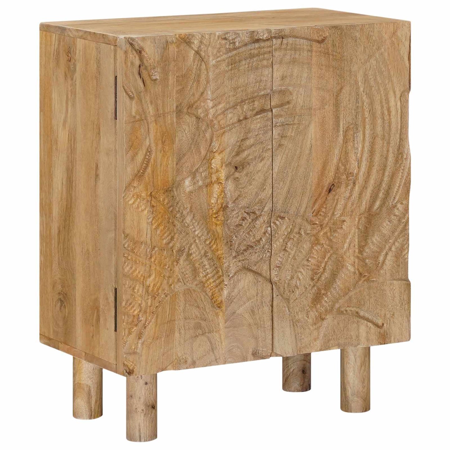 Sideboard 53 x 30 x 65 cm Massivt Mango Træ og Ingeniørtræ
