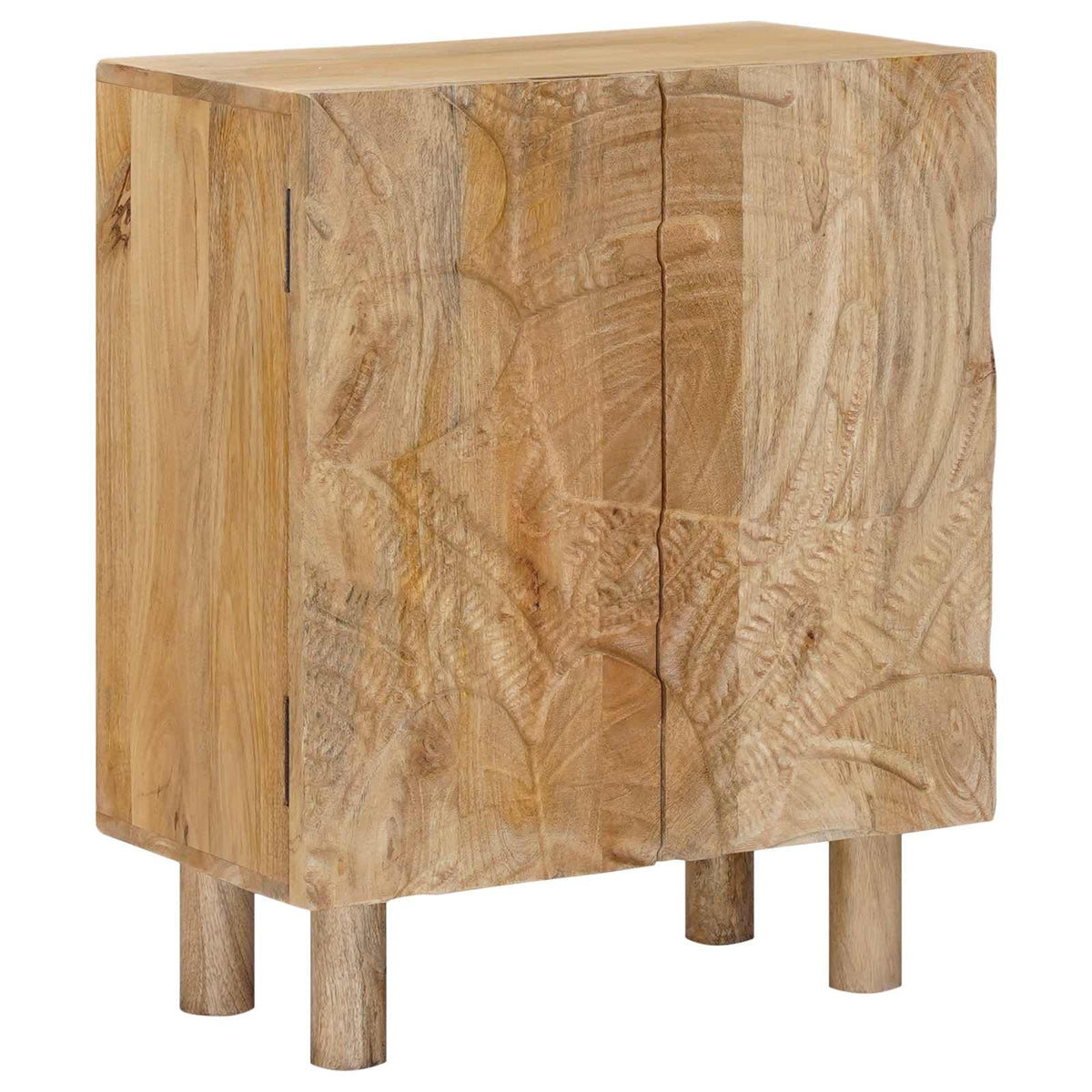 Sideboard 53 x 30 x 65 cm Massivt Mango Træ og Ingeniørtræ