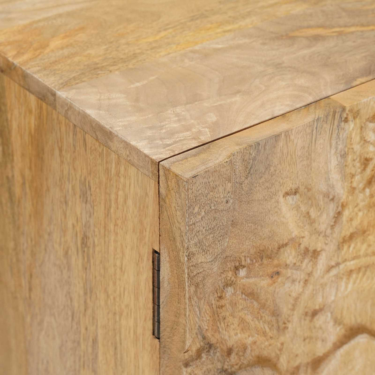 Sideboard 100 x 30 x 65 cm Massivt Mango Træ og Ingeniørtræ
