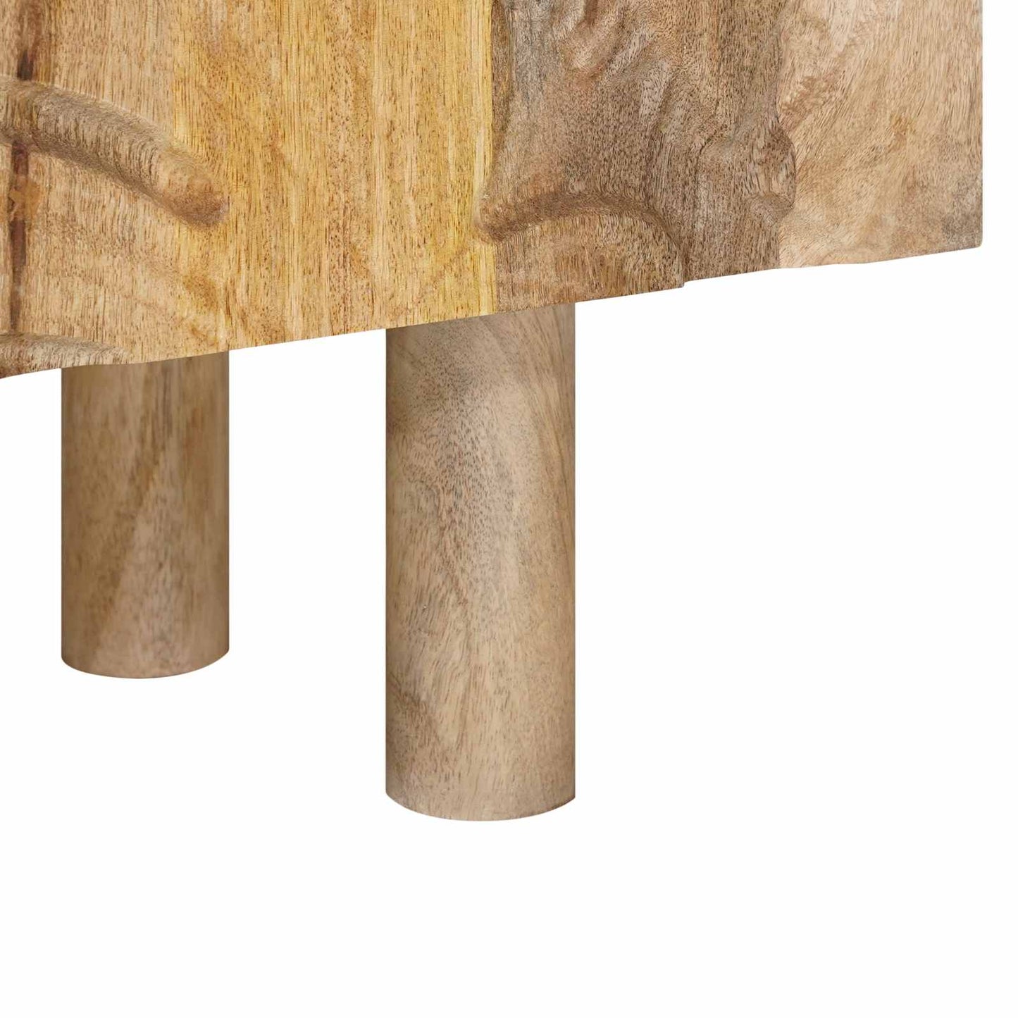 Sideboard 100 x 30 x 65 cm Massivt Mango Træ og Ingeniørtræ