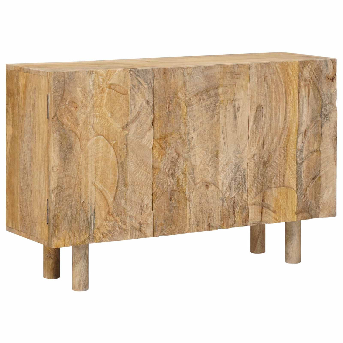 Sideboard 100 x 30 x 65 cm Massivt Mango Træ og Ingeniørtræ