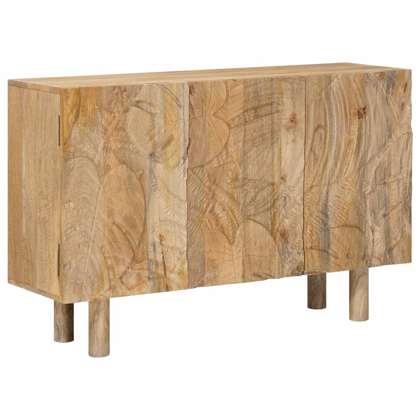 Sideboard 100 x 30 x 65 cm Massivt Mango Træ og Ingeniørtræ