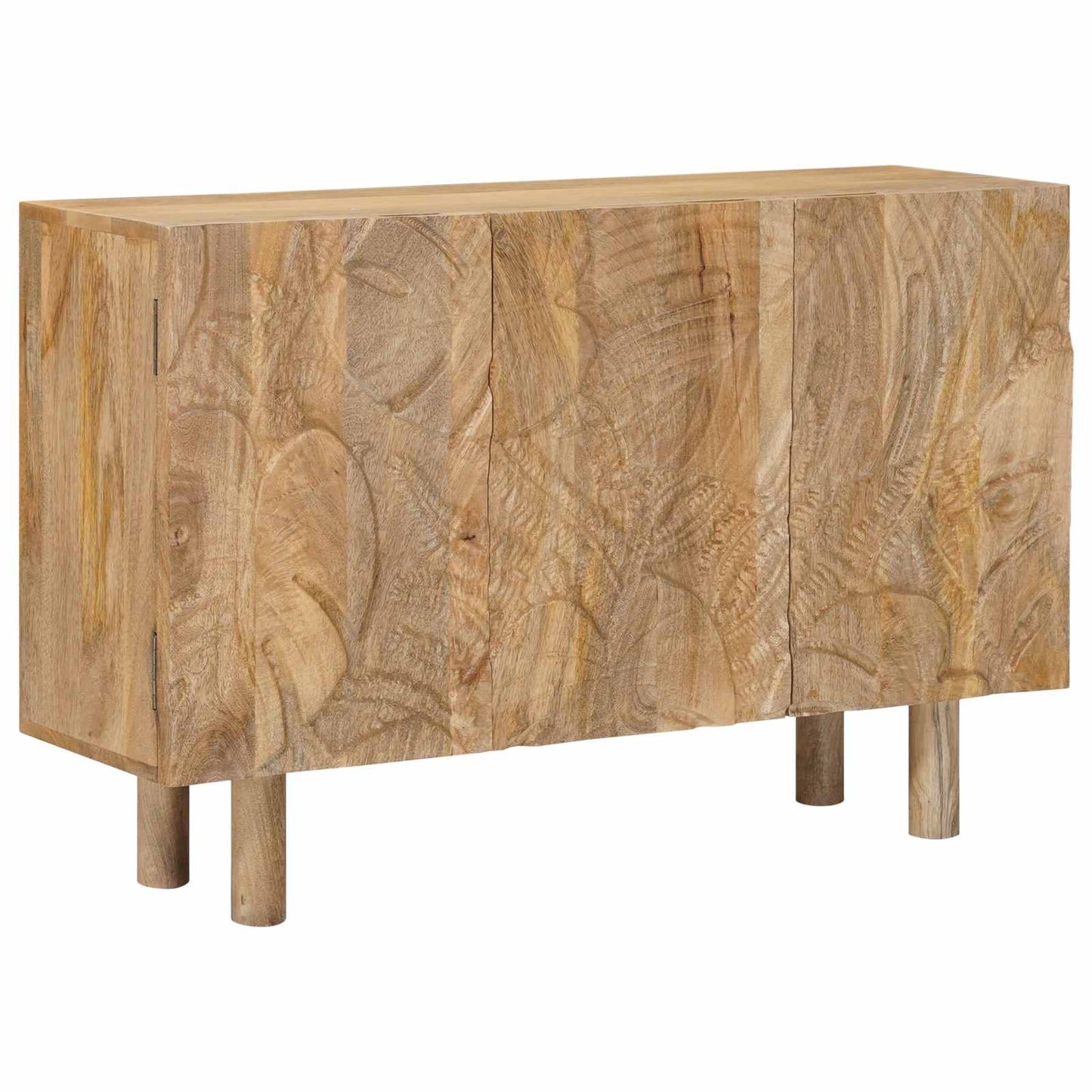 Sideboard 100 x 30 x 65 cm Massivt Mango Træ og Ingeniørtræ