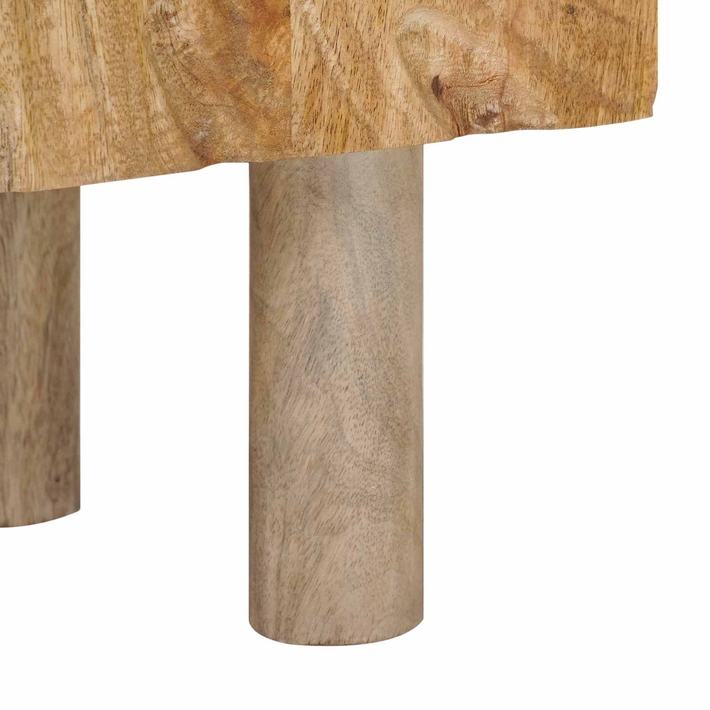 Highboard 53 x 30 x 90 cm Massivt Mango Træ og Ingeniørtræ