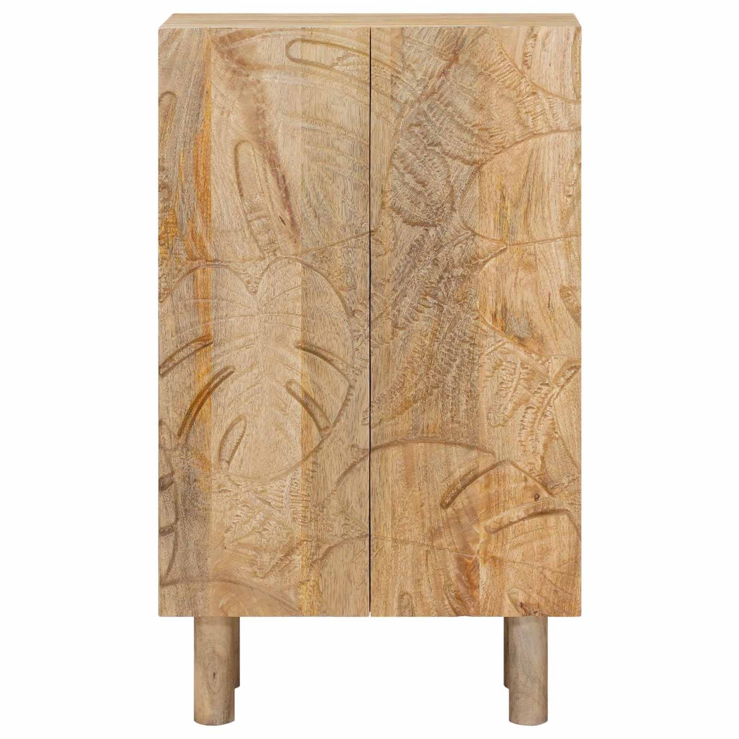Highboard 53 x 30 x 90 cm Massivt Mango Træ og Ingeniørtræ