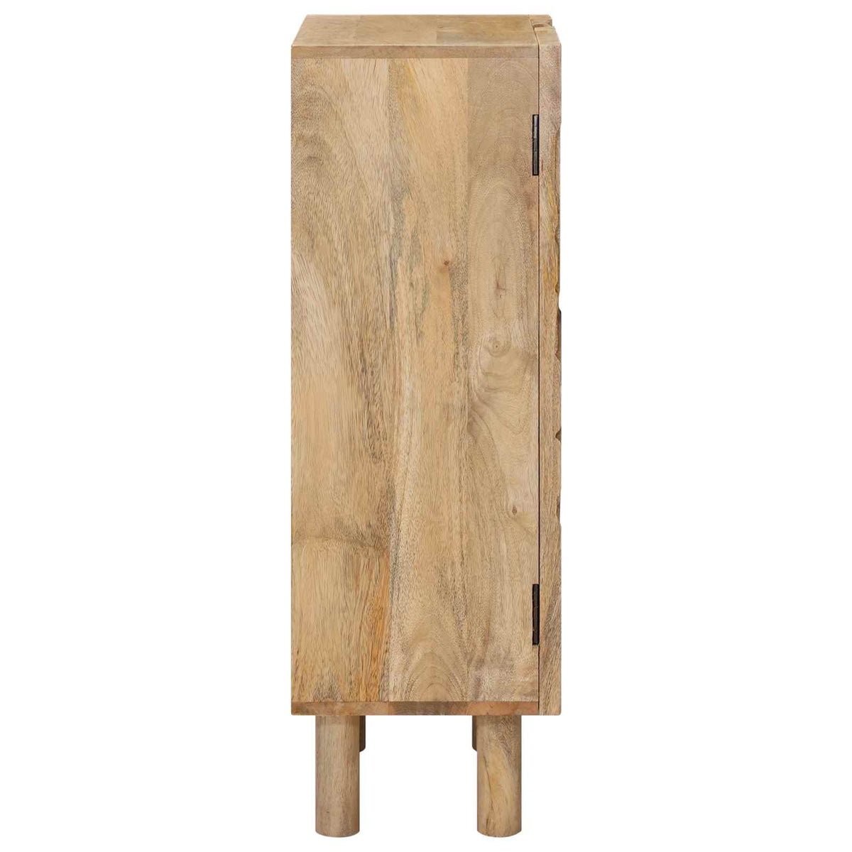 Highboard 53 x 30 x 90 cm Massivt Mango Træ og Ingeniørtræ