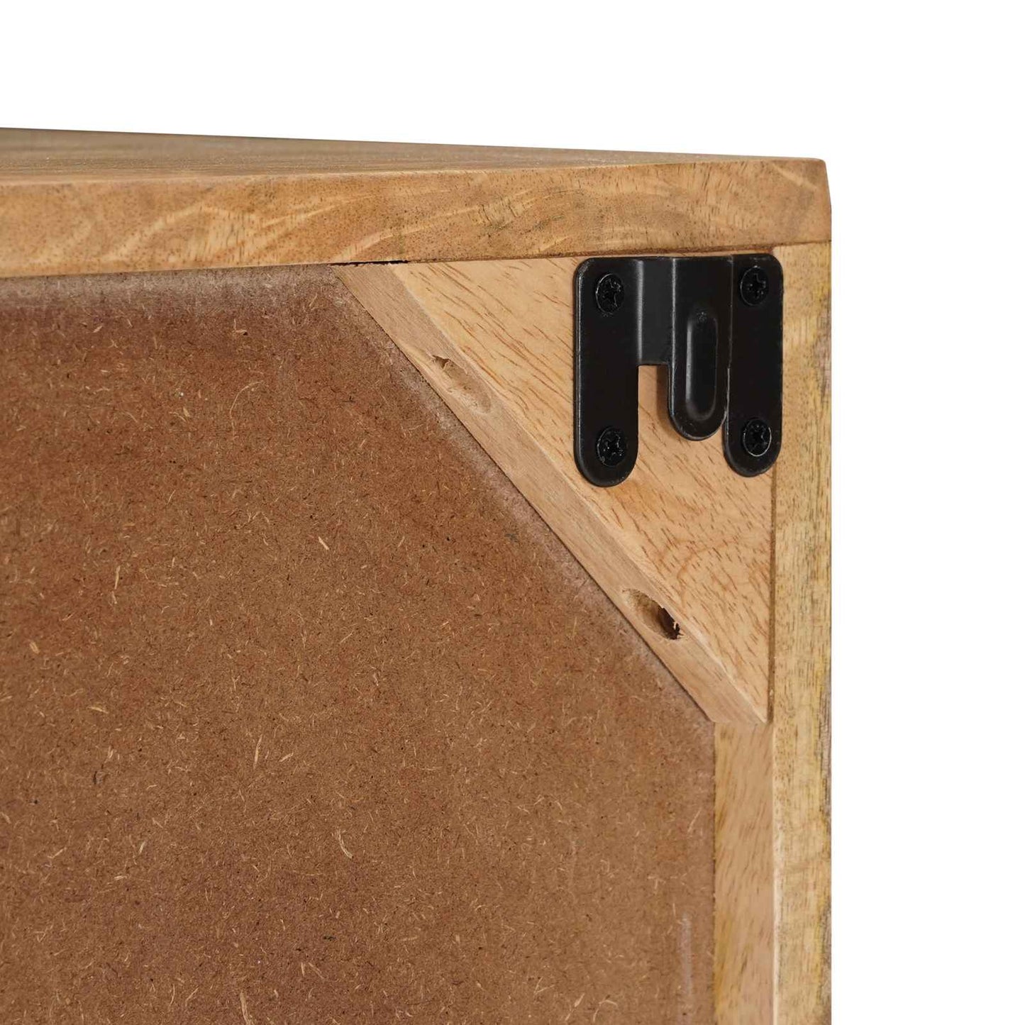 Væg TV Skab 100 x 30 x 35 cm Massivt Mango Træ og Ingeniørtræ