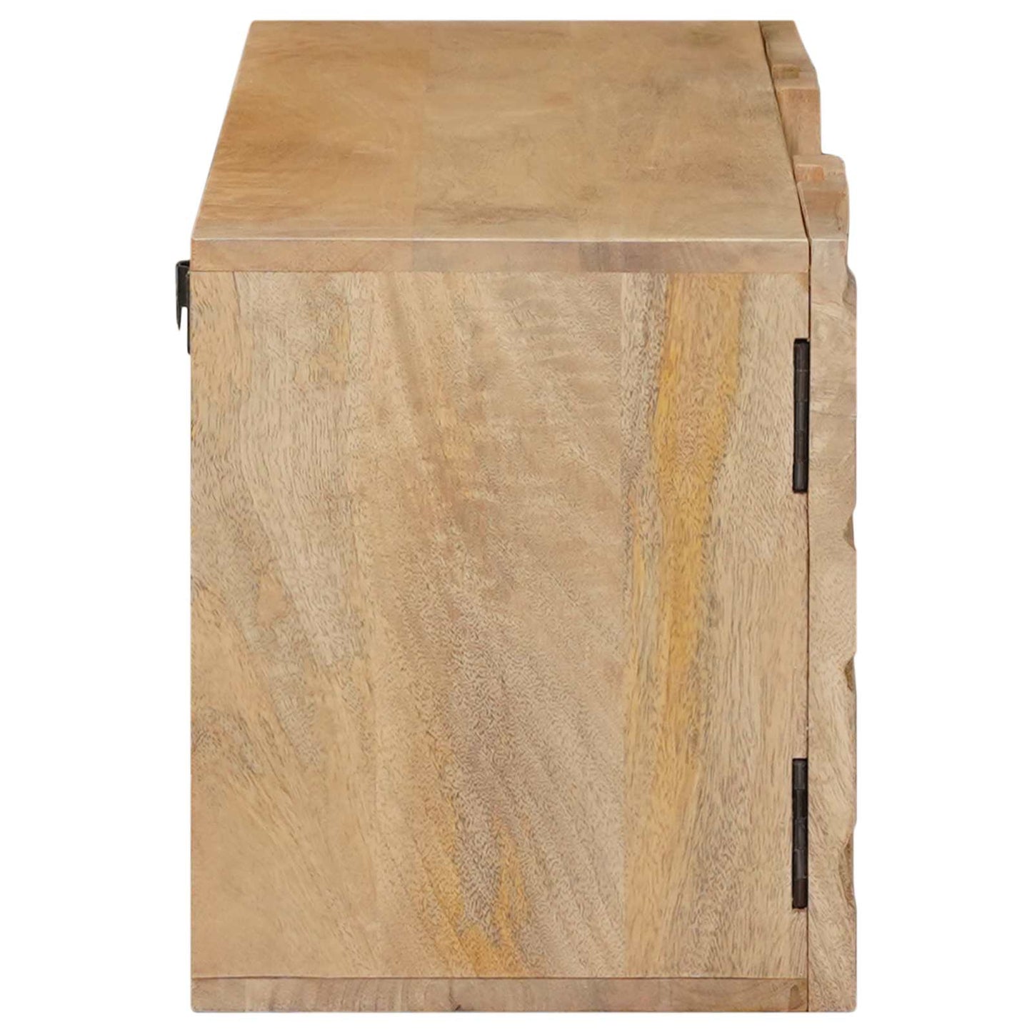 Væg TV Skab 100 x 30 x 35 cm Massivt Mango Træ og Ingeniørtræ