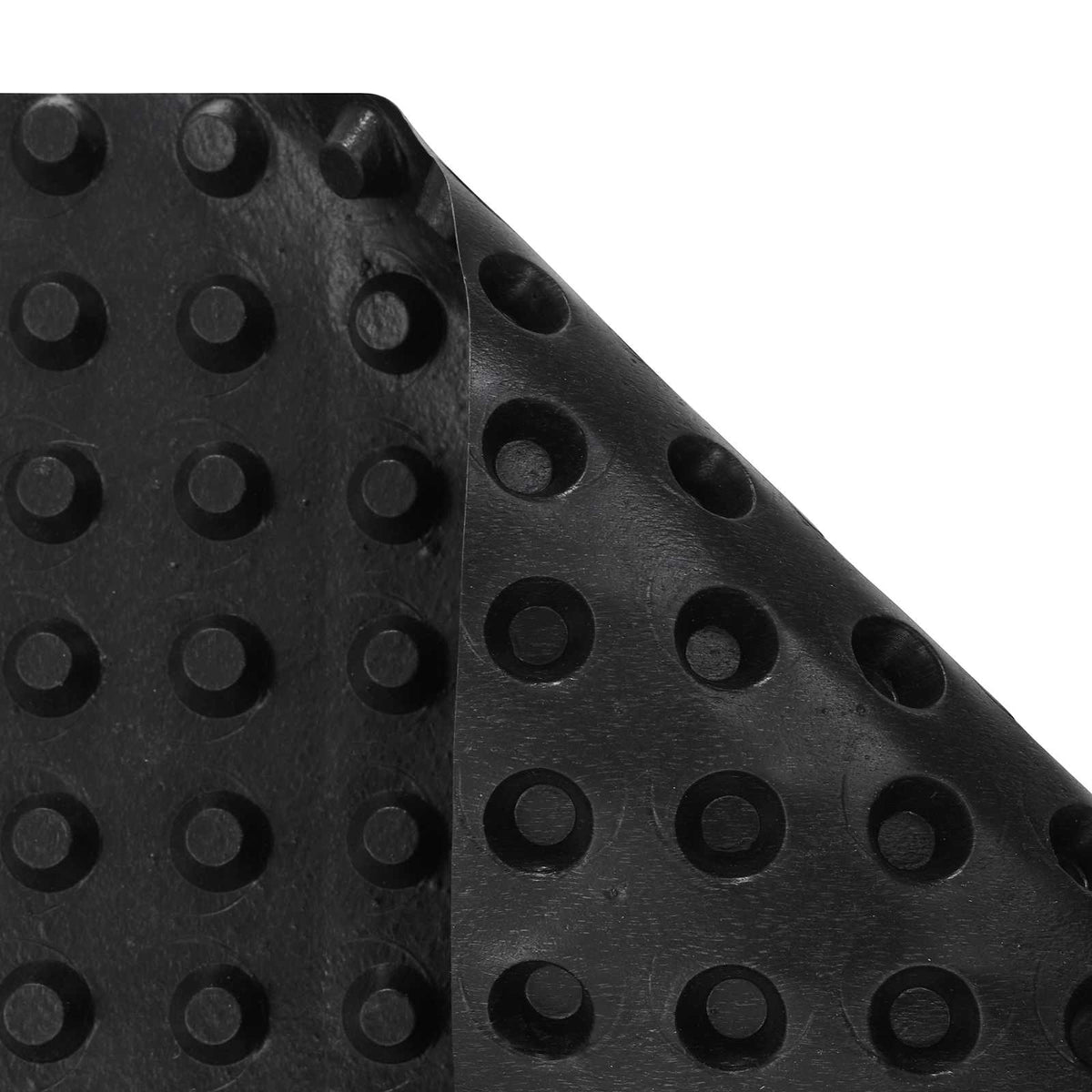 Dimpled Drænplade Sort 1 x 20 m HDPE
