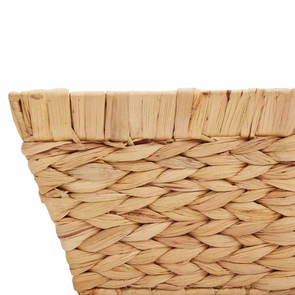 Opbevaringskurve 2 stk. Vandhyacint 38 x 28 x 15 cm Naturfarvet