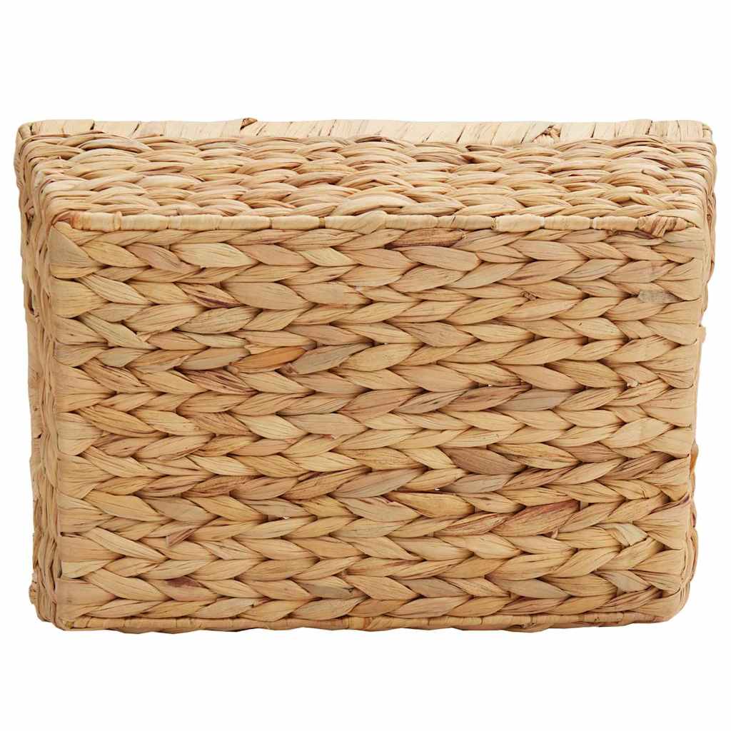 Opbevaringskurve 2 stk. Vandhyacint 38 x 28 x 15 cm Naturfarvet
