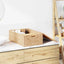 Opbevaringskasse Naturfarvet 60 x 38 x 20 cm Vandhyacint