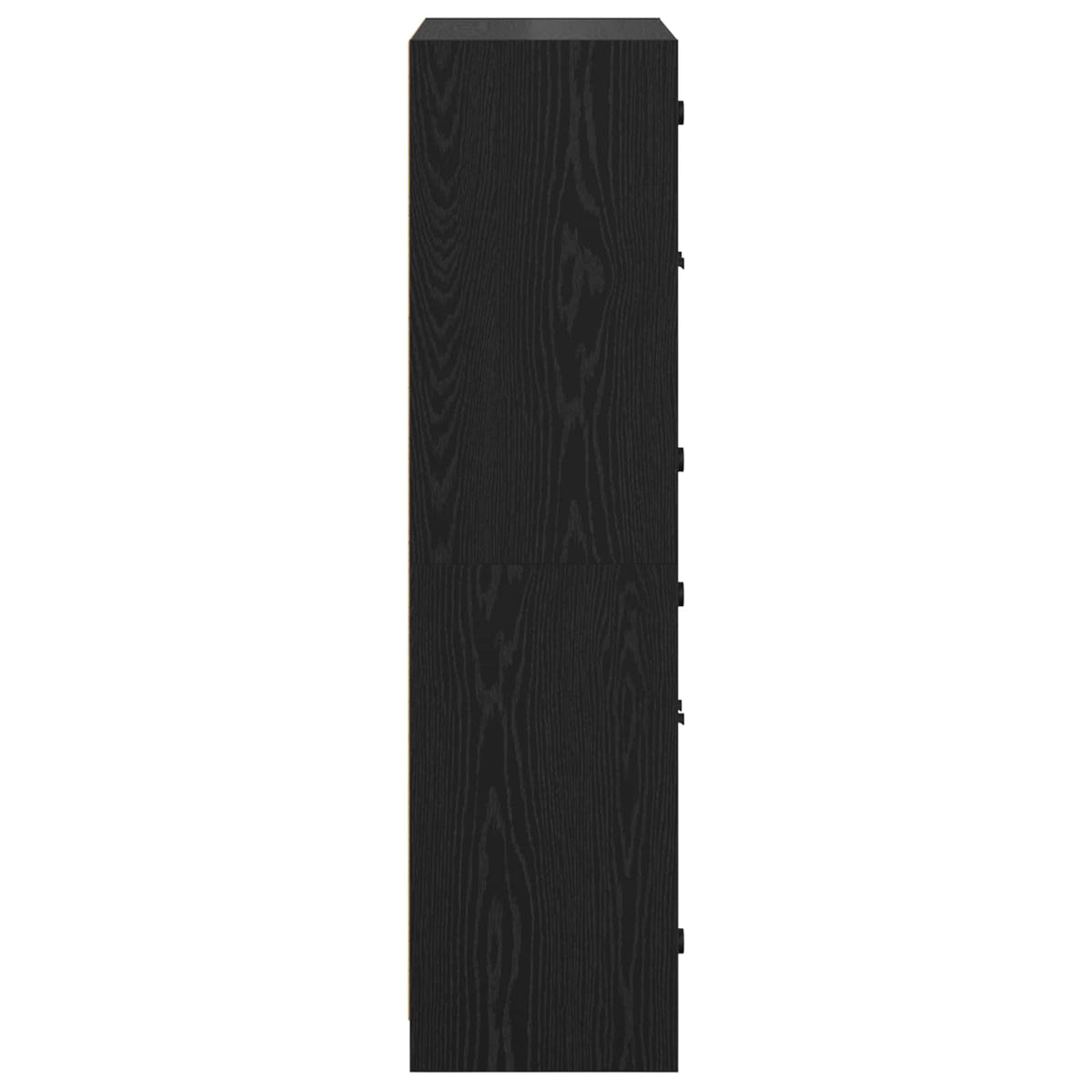 Highboard Sort eg 68 x 37 x 142 cm Konstrueret træ