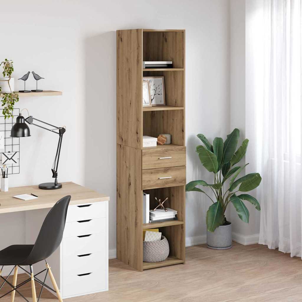 Highboard Artisan Egetræ 40 x 42,5 x 185 cm Konstrueret træ