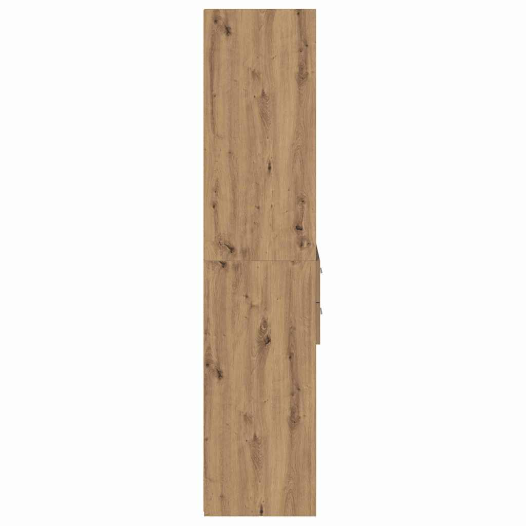 Highboard Artisan Egetræ 40 x 42,5 x 185 cm Konstrueret træ