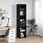 Highboard Sort eg 40 x 42,5 x 185 cm Konstrueret træ