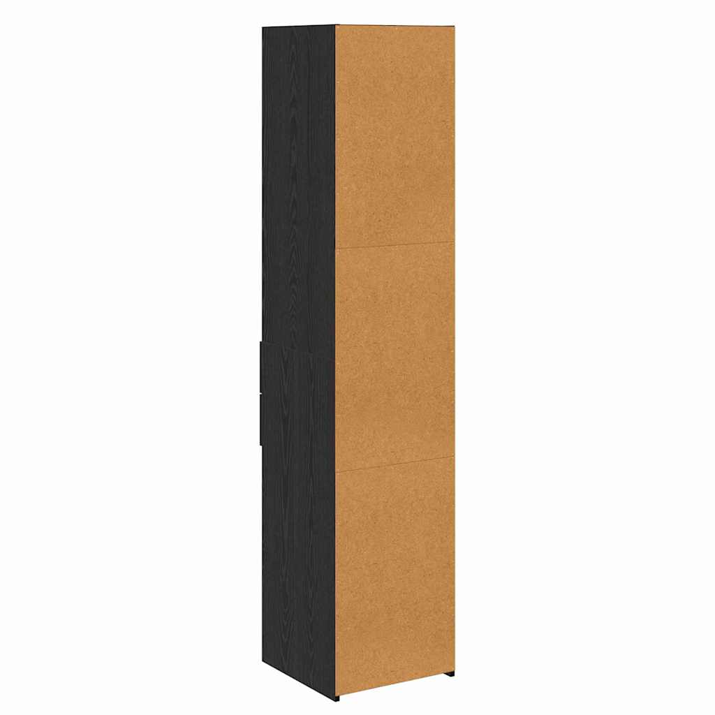 Highboard Sort eg 40 x 42,5 x 185 cm Konstrueret træ