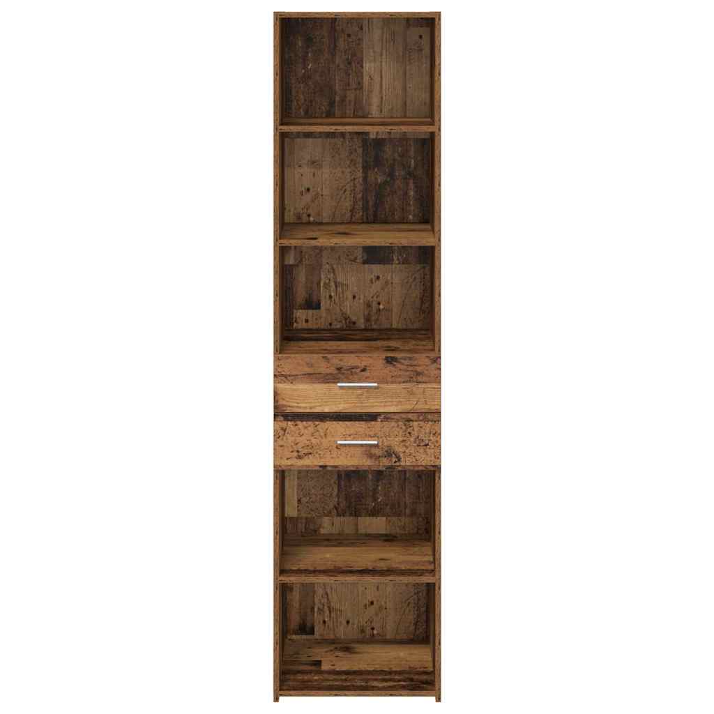 Highboard Gammelt træ 45 x 42,5 x 185 cm Konstrueret træ