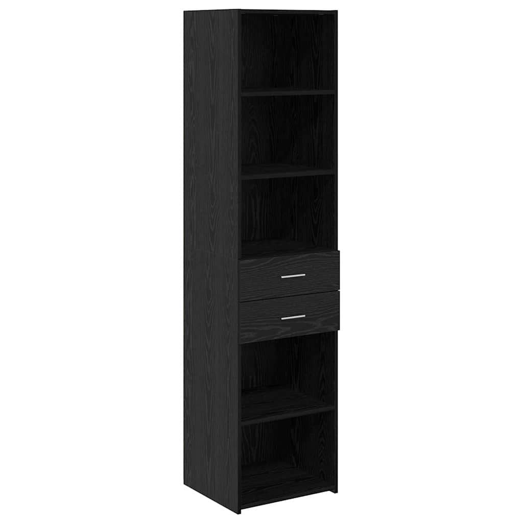 Highboard Sort eg 45 x 42,5 x 185 cm Konstrueret træ