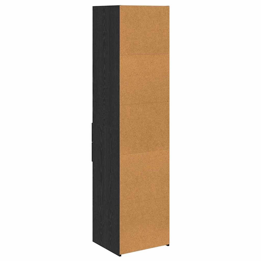 Highboard Sort eg 45 x 42,5 x 185 cm Konstrueret træ
