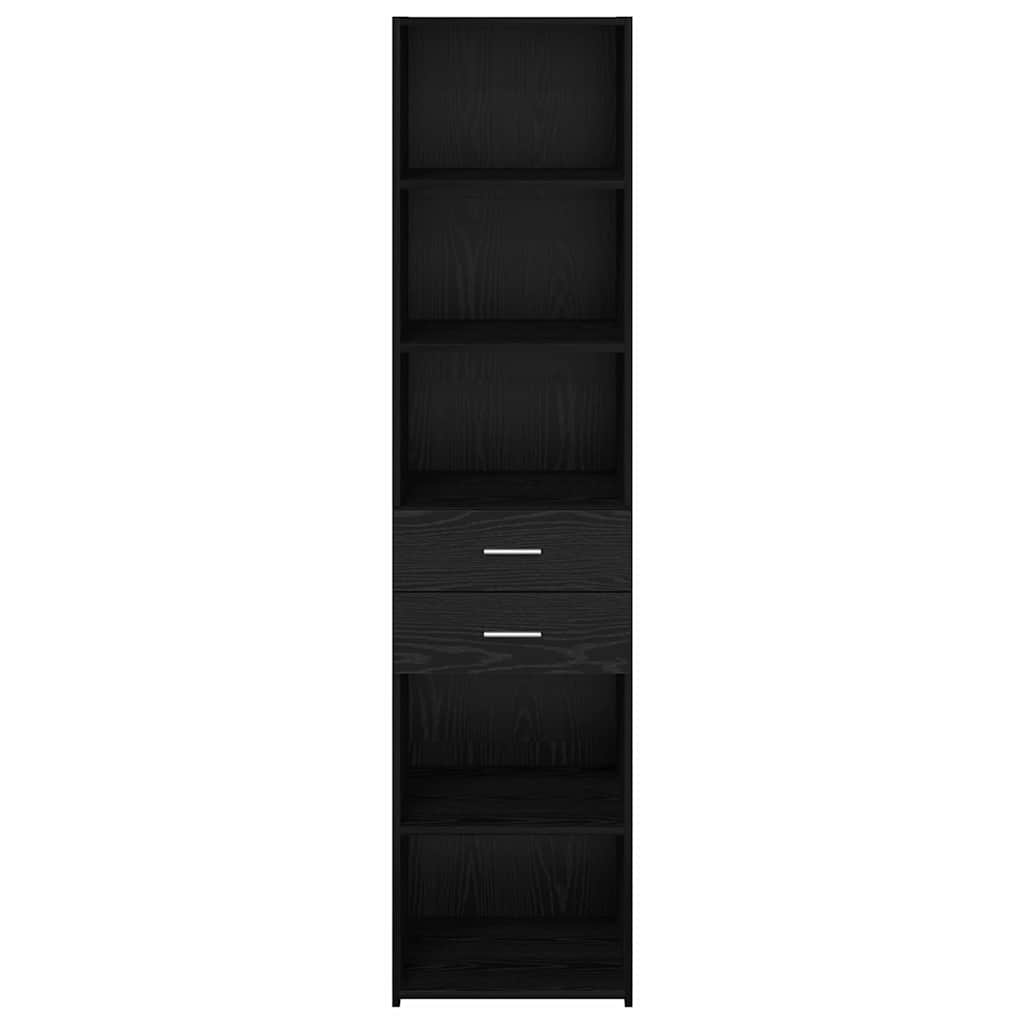Highboard Sort eg 45 x 42,5 x 185 cm Konstrueret træ