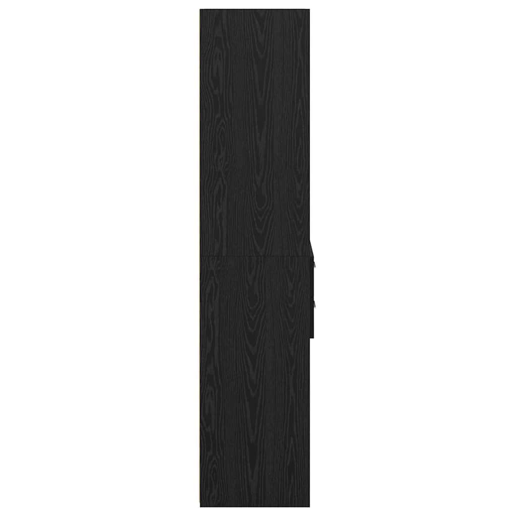 Highboard Sort eg 45 x 42,5 x 185 cm Konstrueret træ