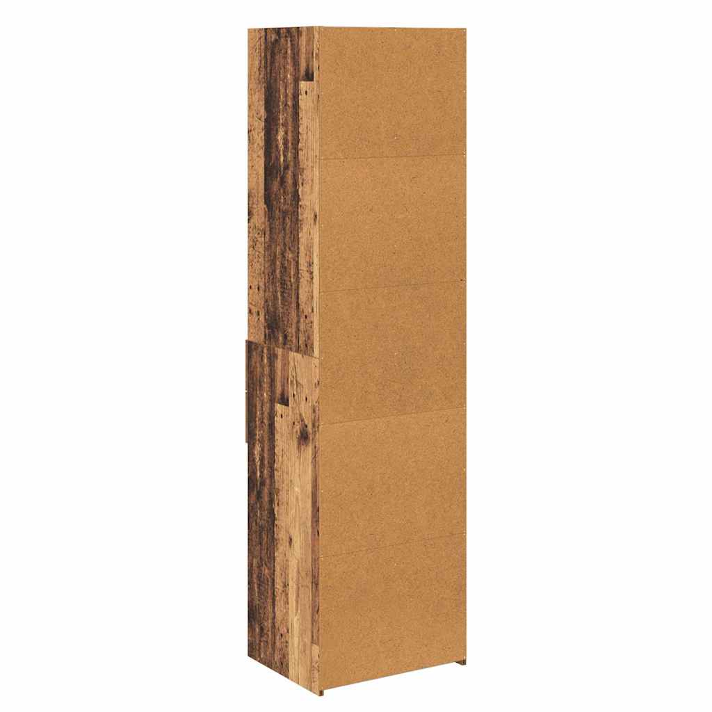 Highboard Gammelt træ 50 x 42,5 x 185 cm Konstrueret træ